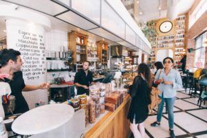 customer relationship management - people in cafe