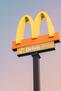 Branding - McDonalds highway sign